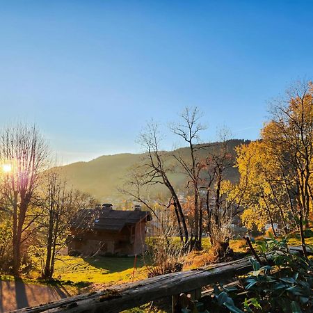 Logement A Megeve Avec Jardin Esterno foto