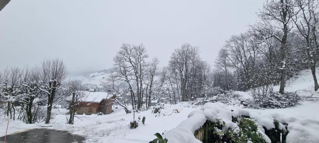 Logement A Megeve Avec Jardin Esterno foto