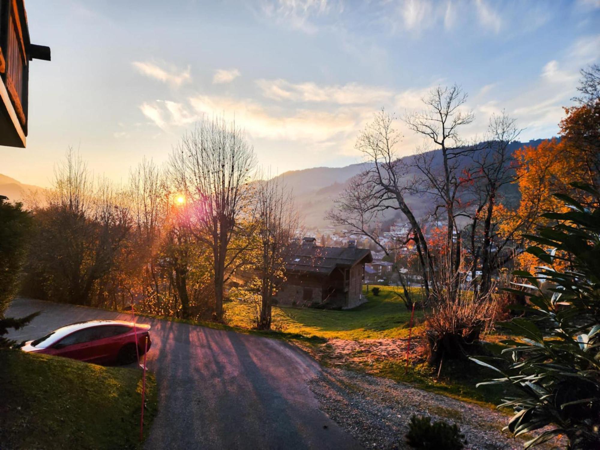 Logement A Megeve Avec Jardin Esterno foto