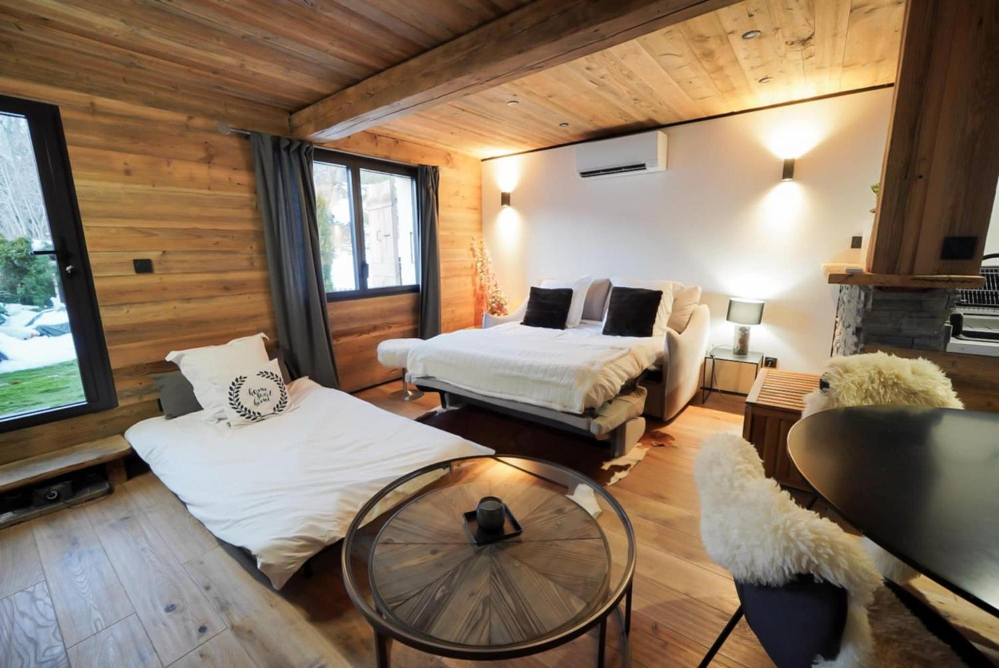 Logement A Megeve Avec Jardin Esterno foto