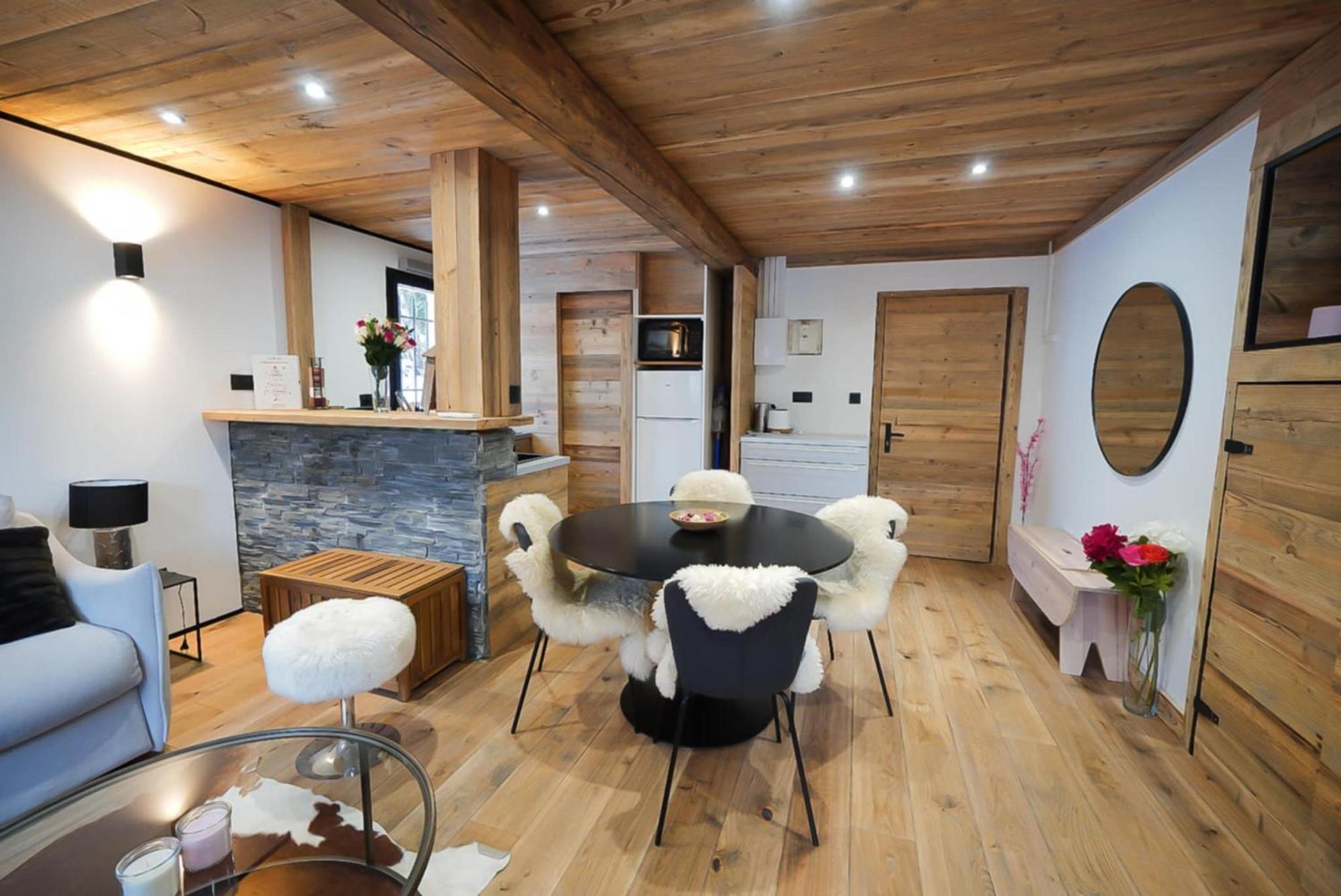 Logement A Megeve Avec Jardin Esterno foto
