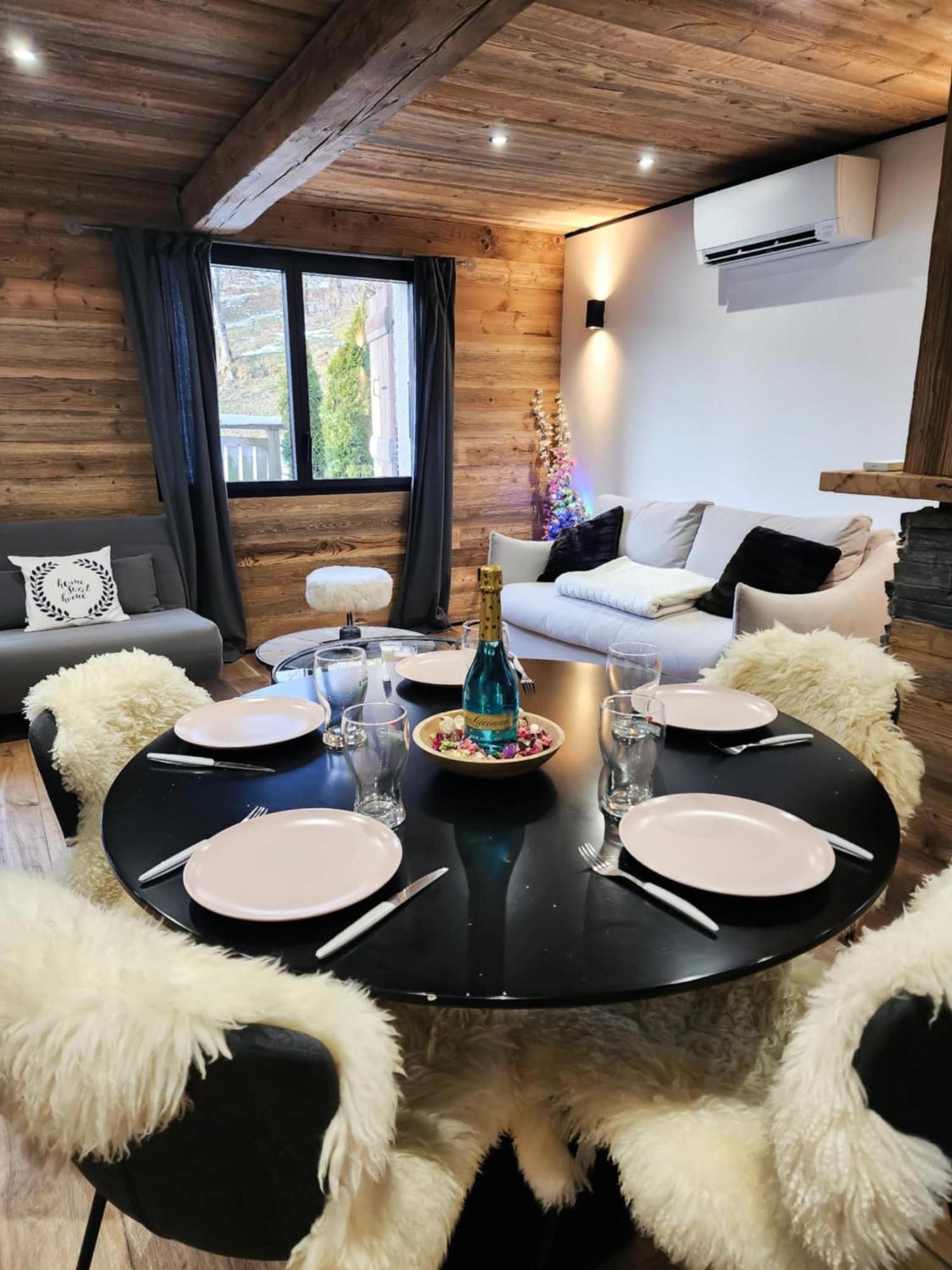 Logement A Megeve Avec Jardin Esterno foto